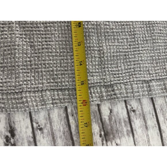 Williams Sonoma waffle weave Cloth Napkins 17" Gray Set Of 4 - Picture 7 of 8